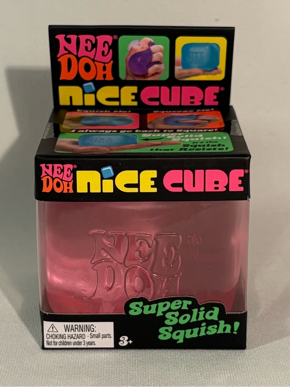 💗 [BRAND NEW] NEE DOH NICE CUBE SUPER SOLID SQUISH! VIRAL SQUISHY TOY SCHYLLING